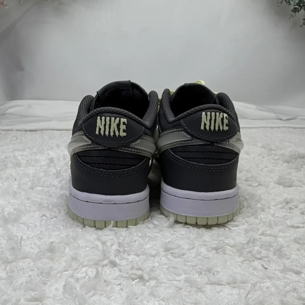 Nike Dunk Low GS Glow in the Dark Charcoal Size 5 Youth